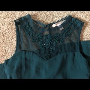 Hunter green dress. EUC. Worn once.